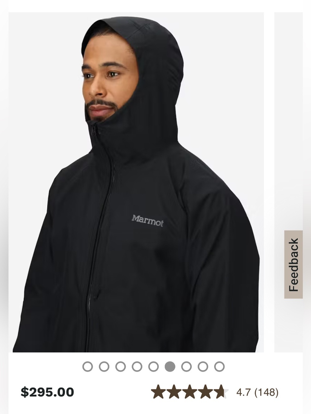 Marmot Men's Black Waterproof Jacket - Picture 13 of 13